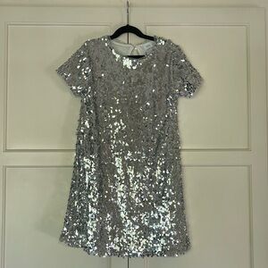 Zara sequin girls dress.